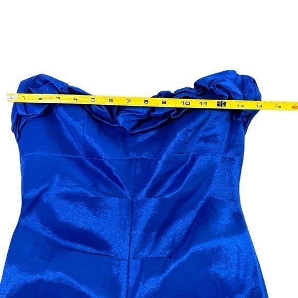 Cobalt Blue Formal Gown – Size 5/6 – Gala, Wedding, Cocktail Queen Jump Apparel - Picture 9 of 13
